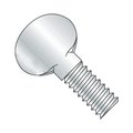 Newport Fasteners Thumb Screw, #8-32 Thread Size, Spade, Zinc Plated Steel, 1/2 in Lg, 100 PK 188455-100